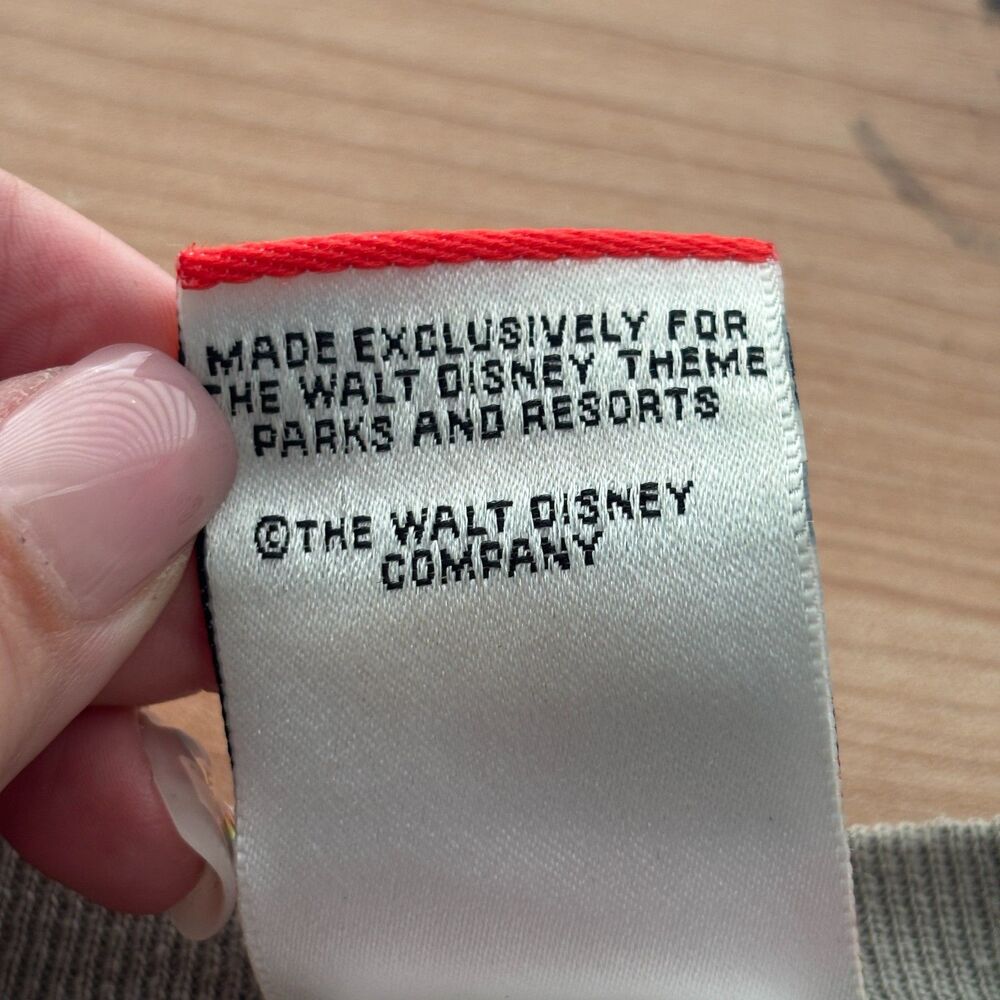 Disney Parks Unisex Mickey Mouse Sweatshirt Vintage 90s Made in USA Large P291 - Picture 8 of 11